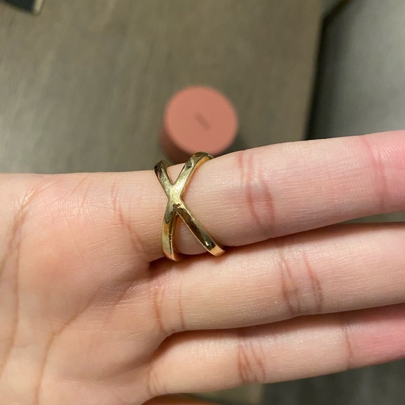 TOUS Nocturne crossed Ring in Silver Vermeil with Diamonds 2,2cm. - Picture 7 of 7